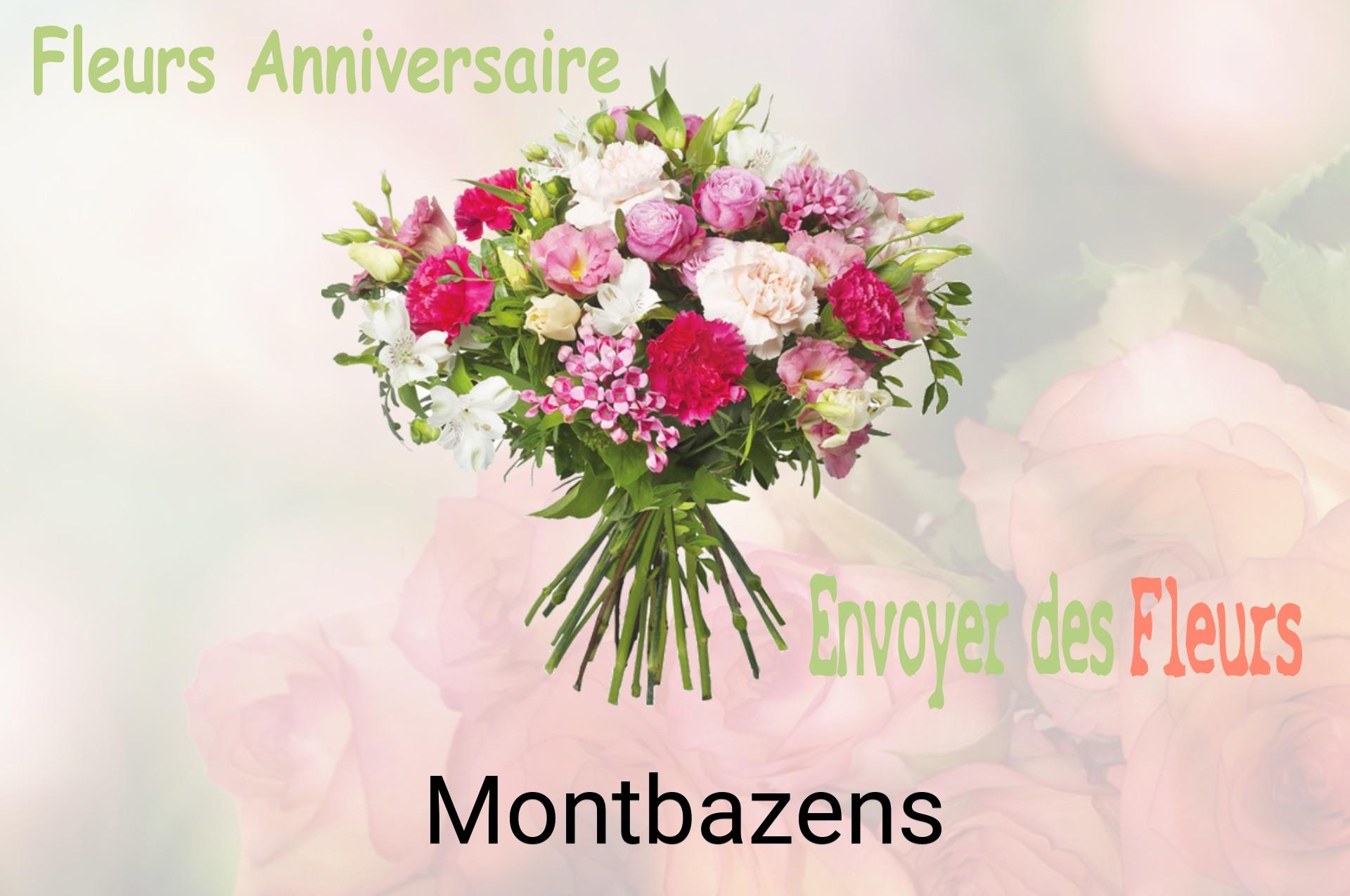 Bouquet de fleurs d’anniversaire livré à Montbazens
