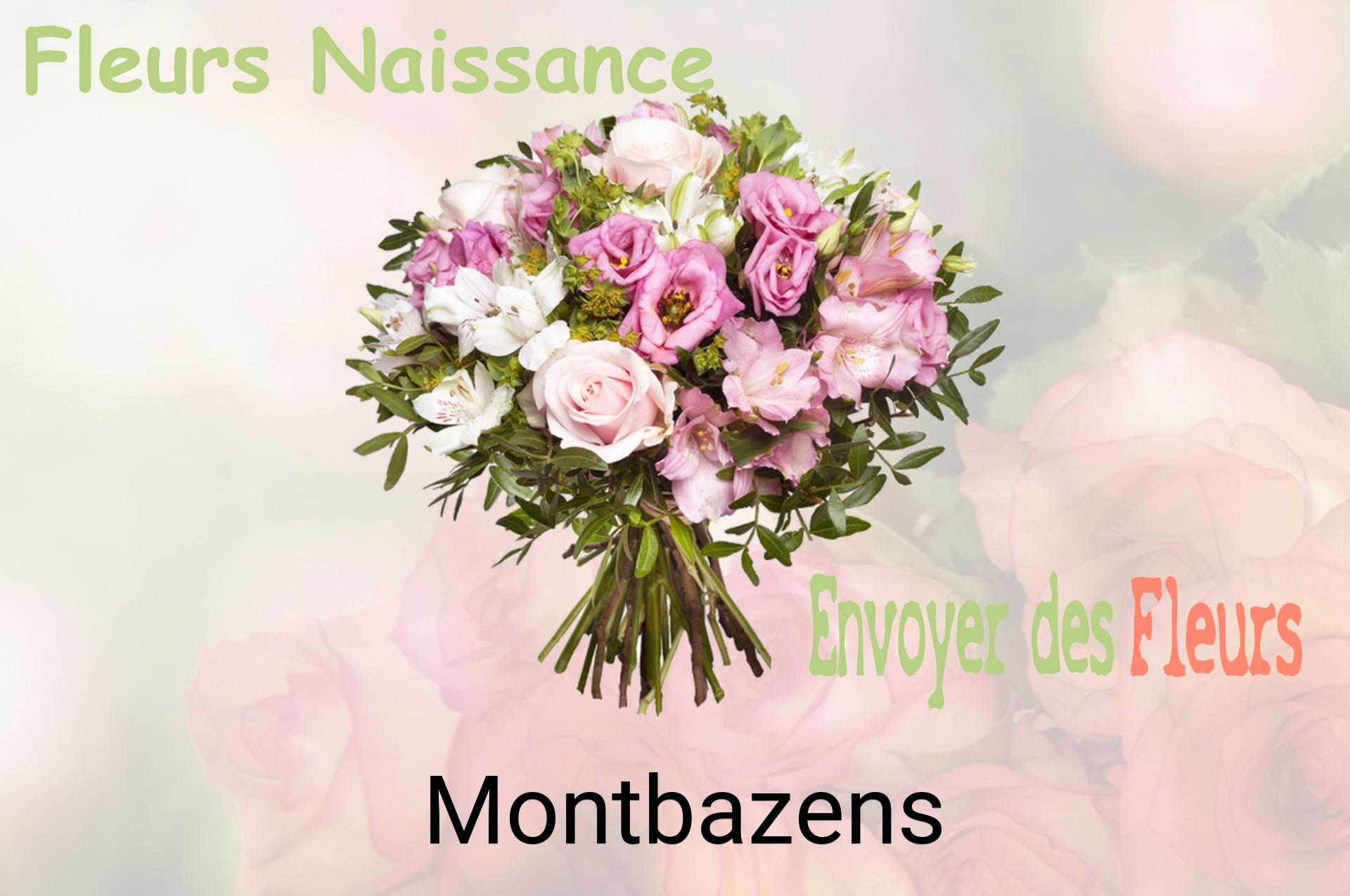 Bouquet de fleurs de naissance livré à Montbazens